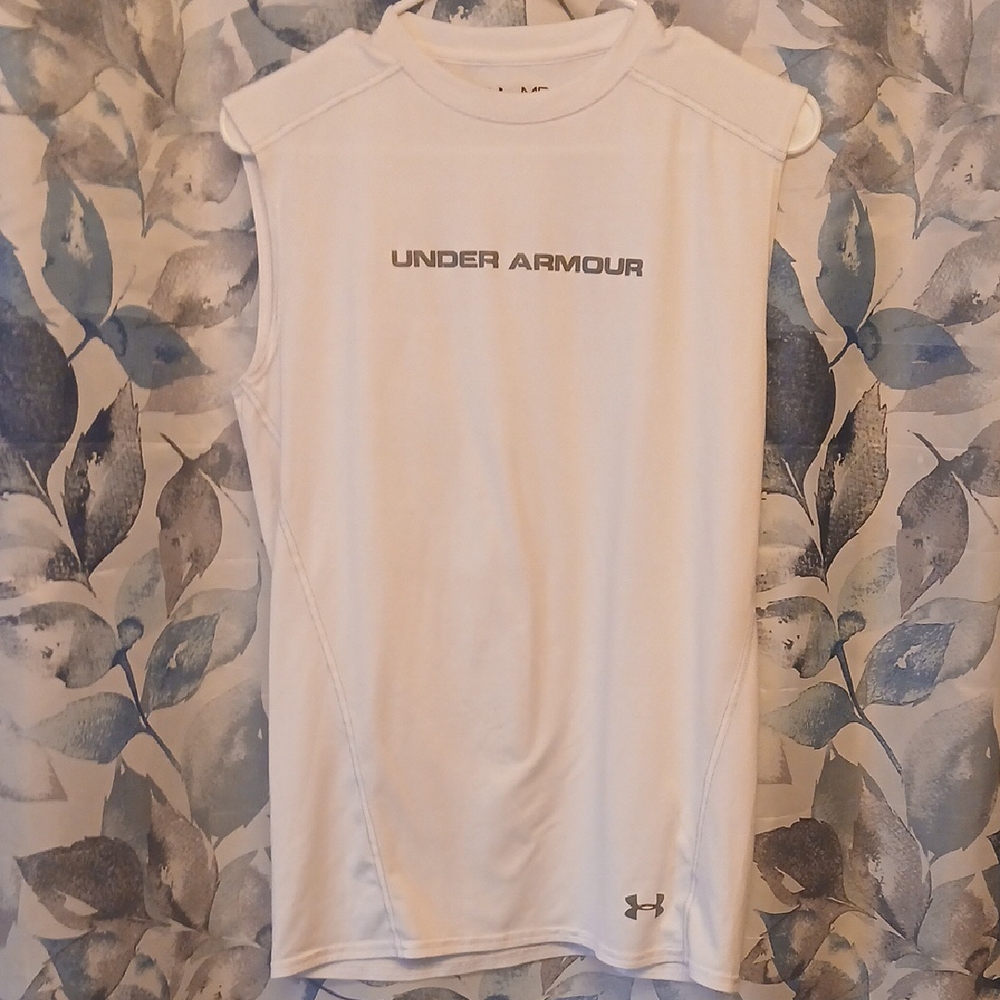Under Armour White Athletic Tank Top